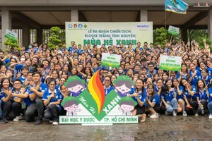 Hàng trăm sinh viên tình nguyện tham gia chiến dịch Mùa hè xanh 2022 