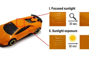 Đậu ô tô dưới trời nắng 30 phút mỗi ngày có thể khiến các vết xước biến mất