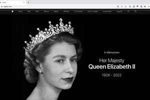 Apple đổi giao diện để tưởng nhớ Nữ hoàng Elizabeth II 