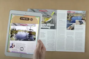 Cách thu hút độc giả báo in và quảng cáo bằng AR