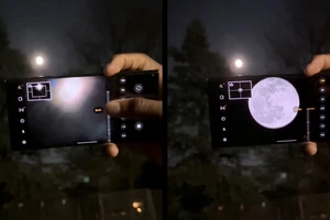 Ảnh mặt trăng được chụp từ điện thoại Samsung có thể là giả 