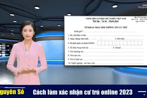 Cách làm giấy xác nhận cư trú online năm 2023