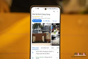 Cách tìm nhà vệ sinh công cộng bằng Google Maps