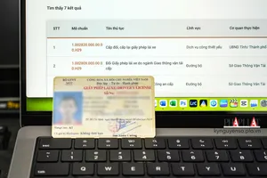 xin cấp lại gplx online