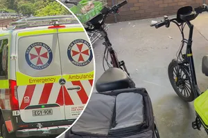 Shipper nhập viện sau khi pin xe đạp điện gây cháy nổ