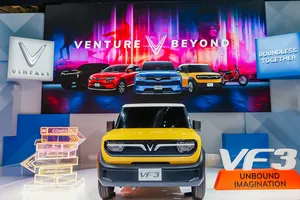 VinFast ra mắt mẫu xe điện VF 3 giá rẻ