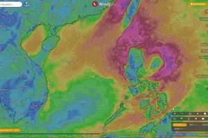 Cách theo dõi đường đi của cơn bão Trami (Trà Mi)