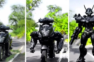 Cách biến hình xe máy thành robot bằng AI