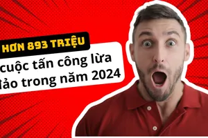 Hơn 893 triệu vụ tấn công lừa đảo trong năm 2024, chuyên gia hé lộ chiêu trò của tội phạm mạng 