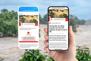 Hơn 21 triệu tin nhắn cảnh báo bão số 1 được gửi qua Zalo