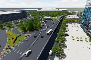 Cầu vượt vào Tân Sơn Nhất sẽ xong sớm hai tháng