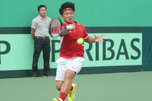 Tuyển Davis Cup VN lần thứ hai thua ngược trên sân nhà