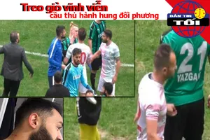 Bị treo giò vĩnh viễn vì hành hung cầu thủ đội bạn