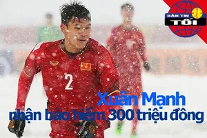 Tuyển thủ Nghệ An được bảo hiểm chi trả 300 triệu đồng