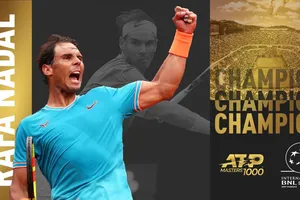 Nadal lập kỷ lục mới 34 lần vô địch Masters