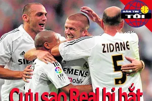 Đồng đội cũ Zidane bị bắt; Giầy rách ở trận cầu 170 triệu bảng
