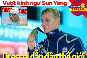 Kình ngư Dressel vượt Sun Yang dẫn đầu thế giới