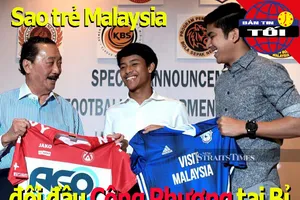 Sao trẻ Malaysia đối đầu Công Phượng tại giải VĐQG Bỉ