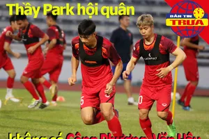 Thầy Park thiếu vắng Văn Hậu và Công Phượng; Văn Lâm tỏa sáng