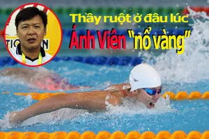 Clip: Thầy ruột ở đâu lúc Ánh Viên 'nổ vàng' SEA Games 30