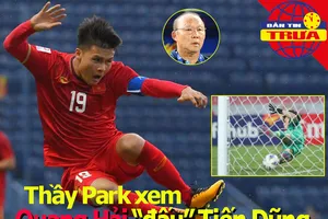 Thầy Park xem Quang Hải đấu Bùi Tiến Dũng, Federer bị phạt