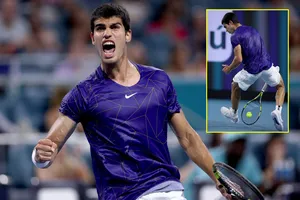 Tay vợt tuổi teen người Tây Ban Nha gây sốc