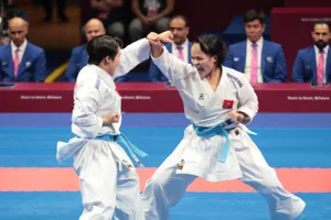 Karate đoạt thêm 1 HCV, 1 HCB về cho Việt Nam tại ASIAD 19
