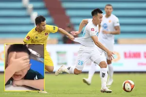 Cậu út nhà Tô Văn Vũ khóc như mưa khi TX Nam Định bại trận