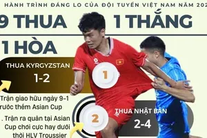 11 trận đấu của tuyển Việt Nam