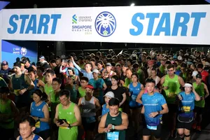 Giải chạy marathon Singapore có vận động viên tử vong