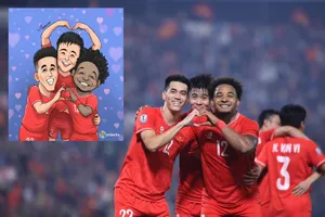 Khi Duy Mạnh, Xuân Son và Tiến Linh thả tim siêu "cute"