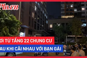 Video: Sau tiếng cãi nhau, người đàn ông rơi từ tầng 22 chung cư xuống tử vong