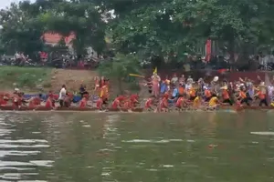 Video: Sôi động lễ hội đua thuyền truyền thống trên sông Kiến Giang