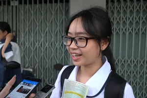 Thí sinh nhận định đề thi Anh văn THPT quốc gia 