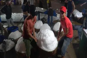 Vác đá lạnh xuyên đêm kiếm hơn chục triệu ở Sài Gòn