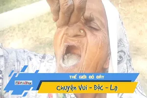 Kỳ lạ cụ già sống khỏe mạnh ở tuổi 80 nhờ... ăn cát