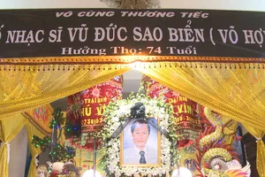 Nhiều người đến tiễn biệt nhạc sĩ Vũ Đức Sao Biển