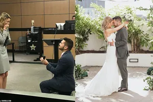 Luật sư lập phiên tòa giả để cầu hôn bạn gái