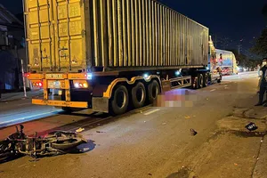 Video: Sau va chạm với ô tô, người đi xe máy ngã ra đường bị container cán tử vong