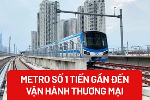 Metro số 1 chạy trên cao, tiến gần hơn đến vận hành thương mại