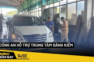 Nóng hôm nay: Công an hỗ trợ trung tâm đăng kiểm tại TP.HCM
