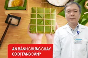 Ăn bánh chưng chay sẽ không tăng cân?