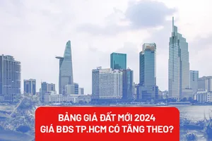 Giá bất động sản ở TP.HCM có tăng khi bảng giá đất mới có hiệu lực? 