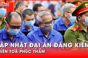 Video: Các bị cáo có mặt tại phiên tòa phúc thẩm đại án đăng kiểm