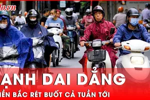 Miền Bắc chìm trong rét buốt, không khí lạnh duy trì cả tuần tới