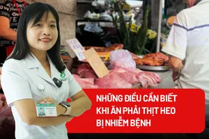 Nếu không may ăn phải thịt heo nhiễm bệnh dịch tả lợn châu Phi thì...