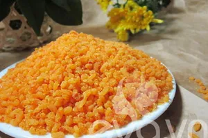 Xôi vò gấc cũng sẽ khiến mâm cỗ ngày Tết thêm phong phú và hấp dẫn.