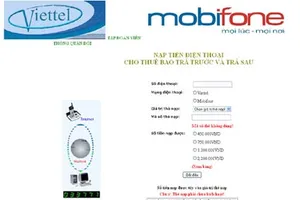 Các website lừa đảo nạp tiền bùng phát trở lại