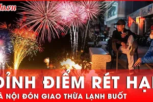 Miền Bắc rét đỉnh điểm, Hà Nội đón giao thừa khi nhiệt độ giảm sâu 