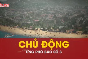 Video hướng dẫn người dân chủ động ứng phó bão số 3